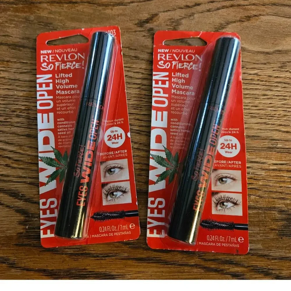 LOT of 2 Revlon So Fierce Lifted High Volume Mascara 103 Black Brown